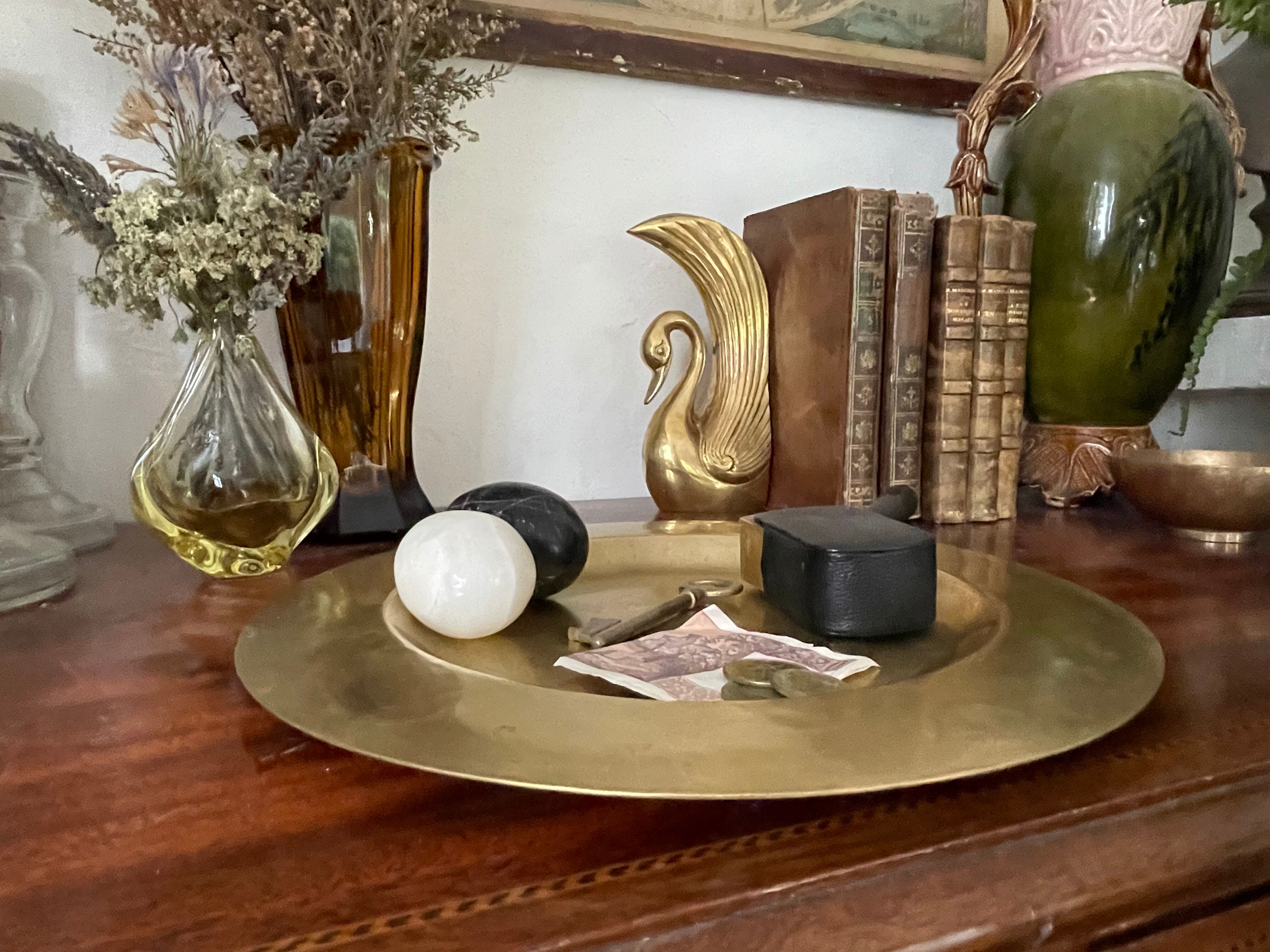 Brass pocket trays 30cm