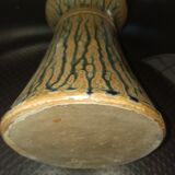 Sandstone vase enamelled large fire cooking 1930/50