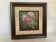 Tableau bouquet of flowers oil on cardboard signed