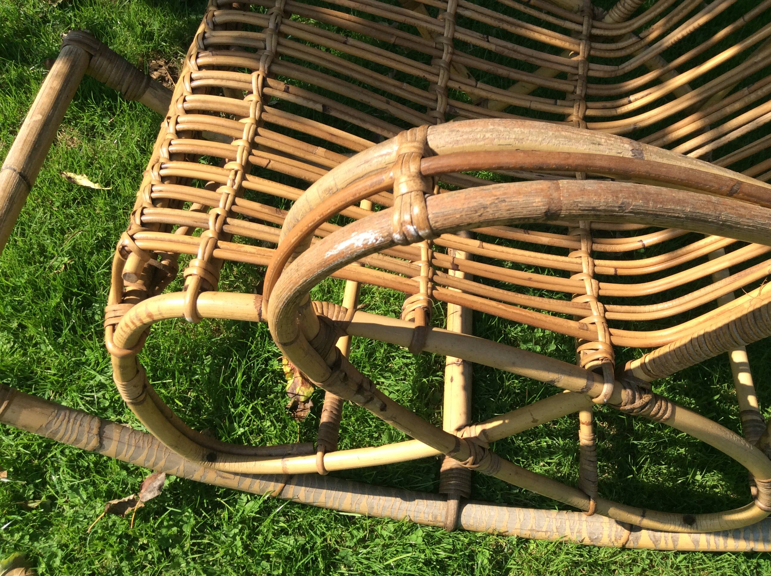 Rattan rocking chair