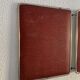 Miroir vintage 1950 triptyque barbier coiffeuse brique - 27 x 67 cm