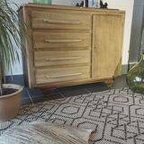 Art Deco chest of drawers blond oak