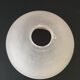 Round globe in slightly pink granite glass and white glass