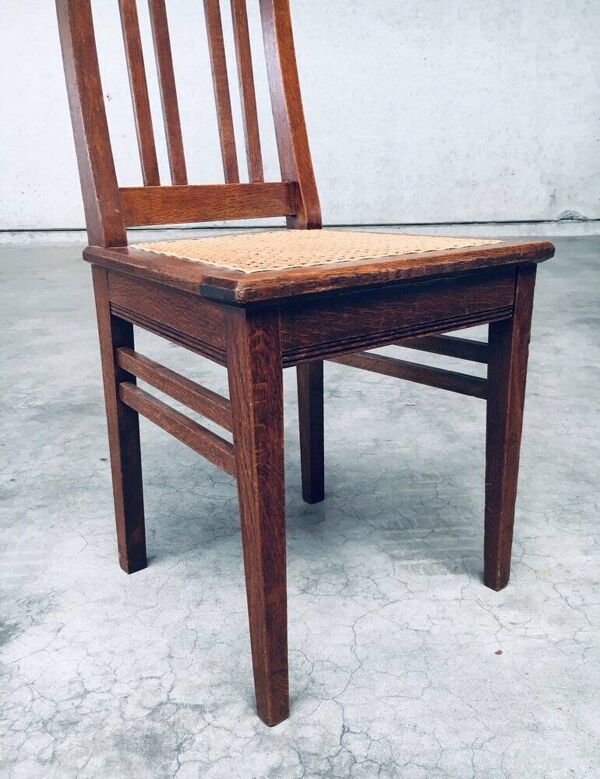 Early 20th Century Art Deco Dining Chair Set, 1920s, Set of 3