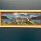 Original Swedish Oil On Panel – “Huts” By Bo Sjööberg