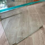 Table basse en verre courbé