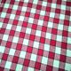 Vintage cotton bistro tablecloth 1.14 x 1.45 m