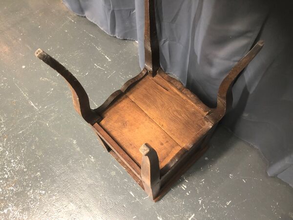 Meuble d'appoint en chêne d'époque LOUIS XV 18 eme Meuble campagnard Sellette Table