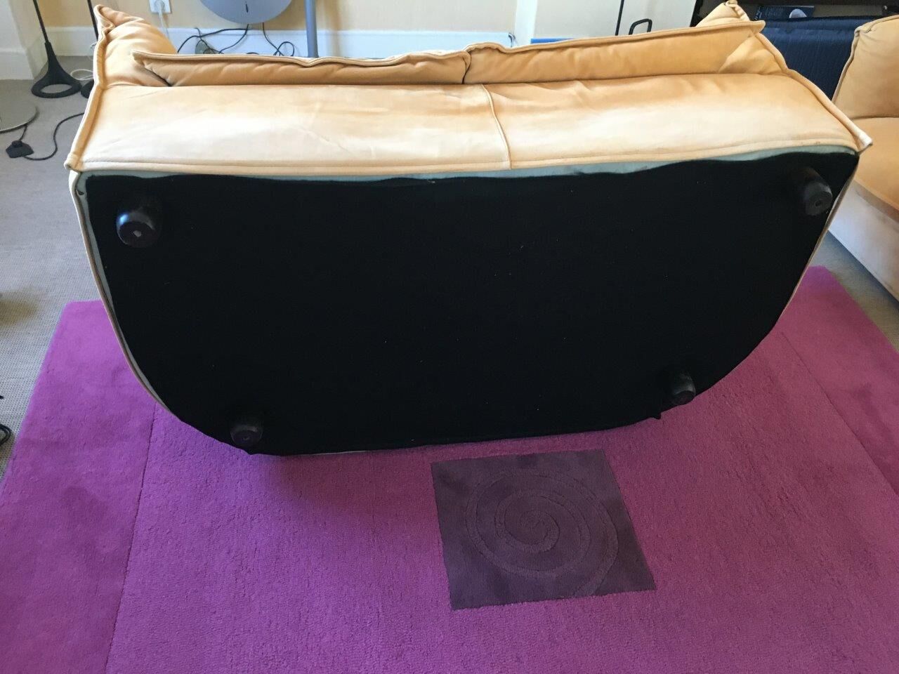 2-seater alcantara sofa