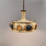 Ceramic hanging lamp by Jette Hellerøe for Axella Denmark, 1970s
