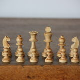Wooden Staunton chess game