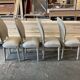 Beige medallion chairs