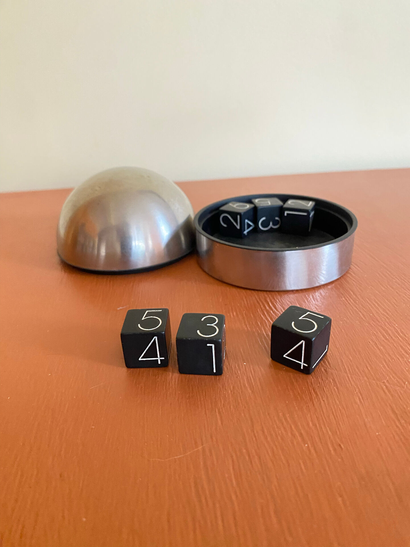 Georg Jensen dice game set