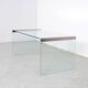 T35 Glass Nesting Tables by Pierangelo Gallotti for Galotti & Radice, 1970s, Set of 3