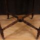 Side table English inlaid wood
