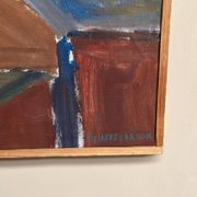 Swedish Oil on Canvas – “Bodar, Lofoten” by Vivianne Larsson – Vintage