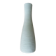 White ceramic vase with fine streaks