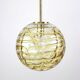Glass ball suspension by Doria Leuchten Germany 1960s