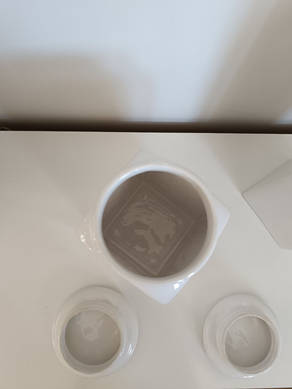 Set of 2 vintage kitchen pots / jars