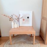 Table basse en bois vintage
