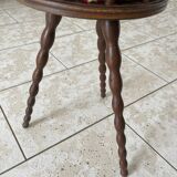 Vintage Tripod Turned Feet Cart Worker