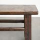 Banc de couloir antique espagnol / banc de table à manger du XVIIIe siècle