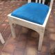 Chaises vintage et design en marbre blanc