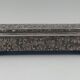 Silver metal jewelry box nineteenth compartmentalized work rich decor