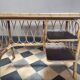Rattan desk, 1950