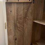 Sublime armoire indienne en bois blanc