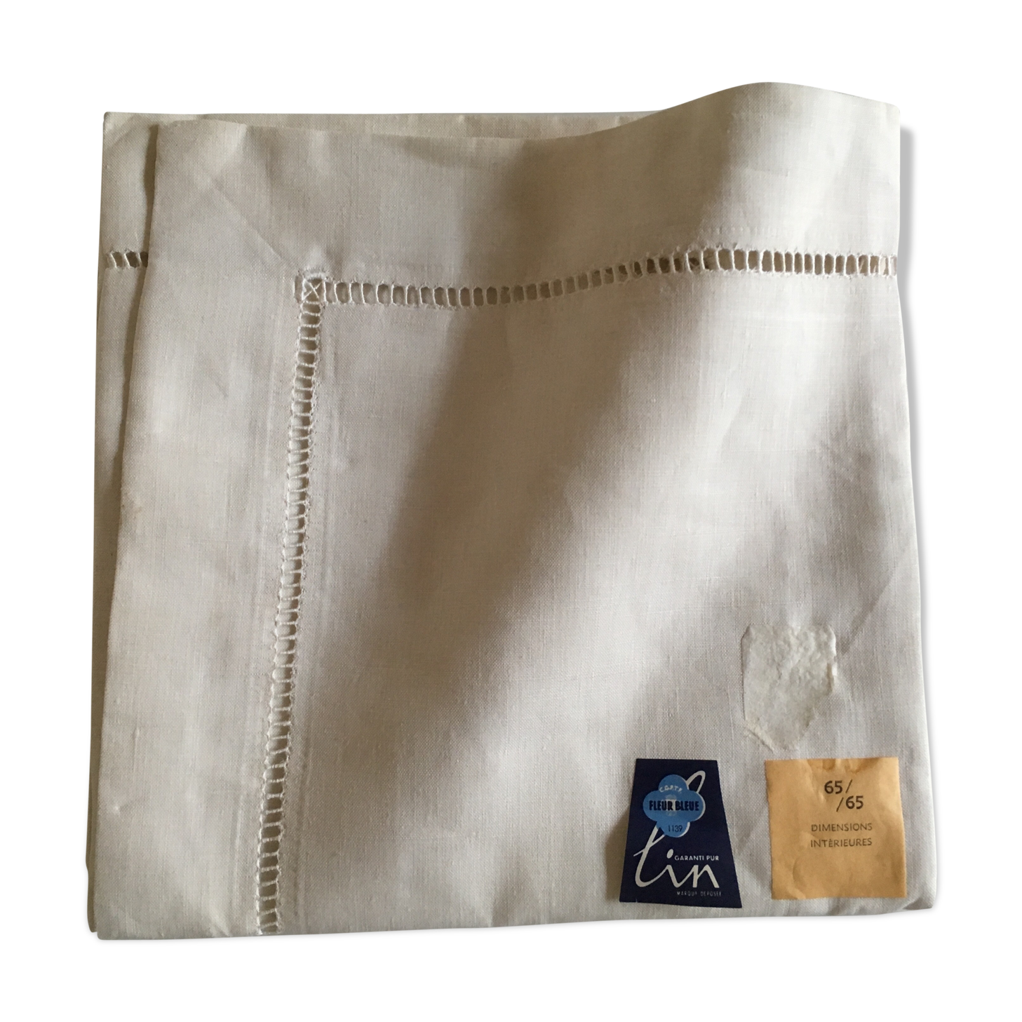 Linen pillowcase to old days