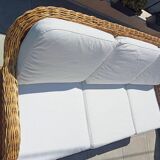 3-seater sofa, wicker, Unopiu