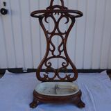 Audemar Guyon bistro enameled cast iron umbrella stand in Dole Jura France
