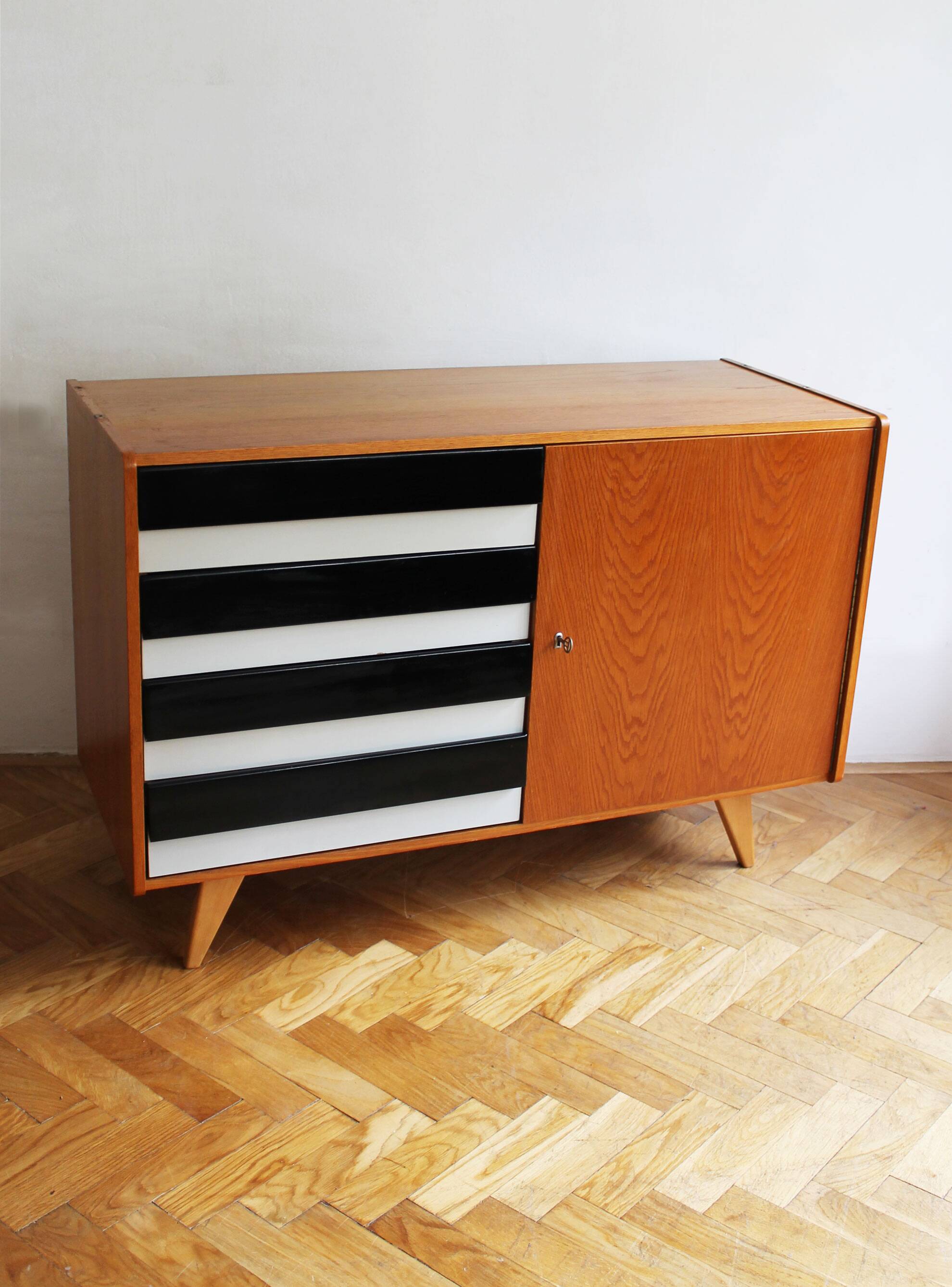 Original 1960s U-458 Sideboard by Jiří Jiroutek, Czechoslovakia