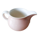 Pink and white creamer , Villeroy and Boch , milk jug , vintage French