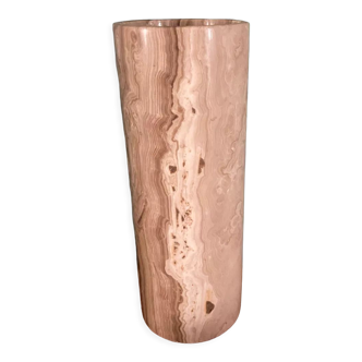 Vase en marbre onyx vintage