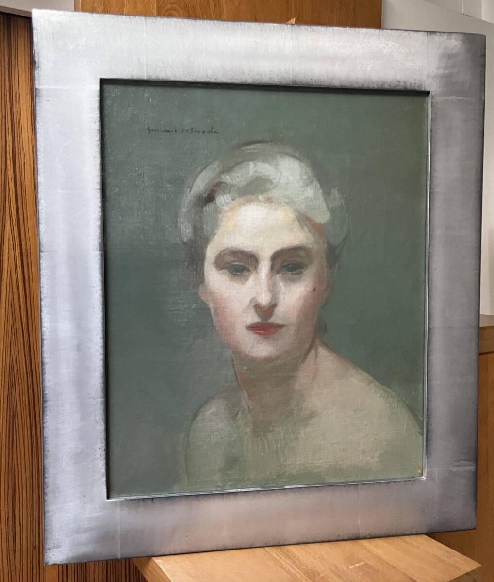Lucien-Victor Guirand de Scévola (1871-1950) Portrait of his wife, oil on canvas signed