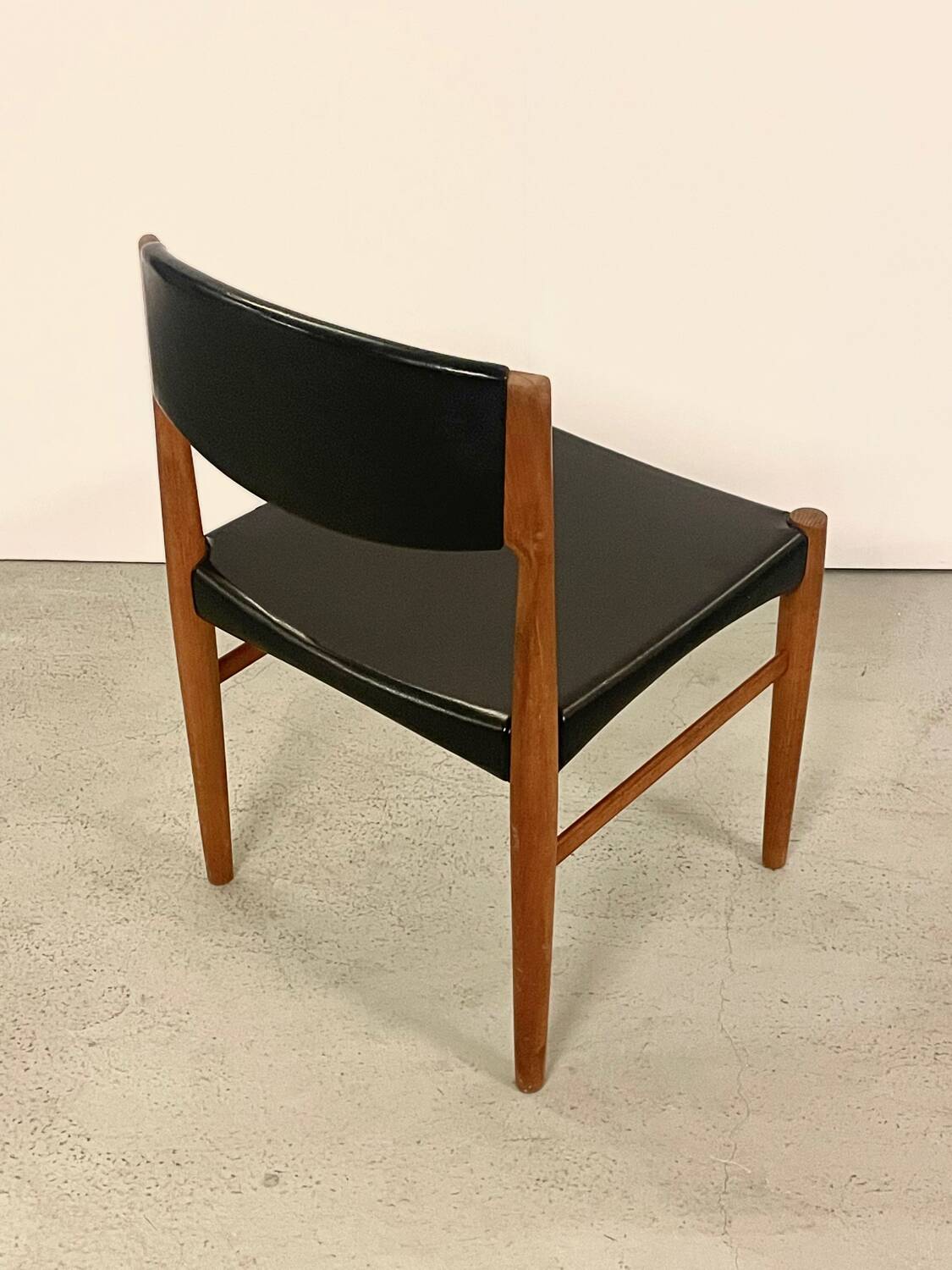 4x Scandinavian Teak Chairs by Grete Jalk MidCentury 60s
