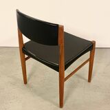 4x Scandinavian Teak Chairs by Grete Jalk MidCentury 60s