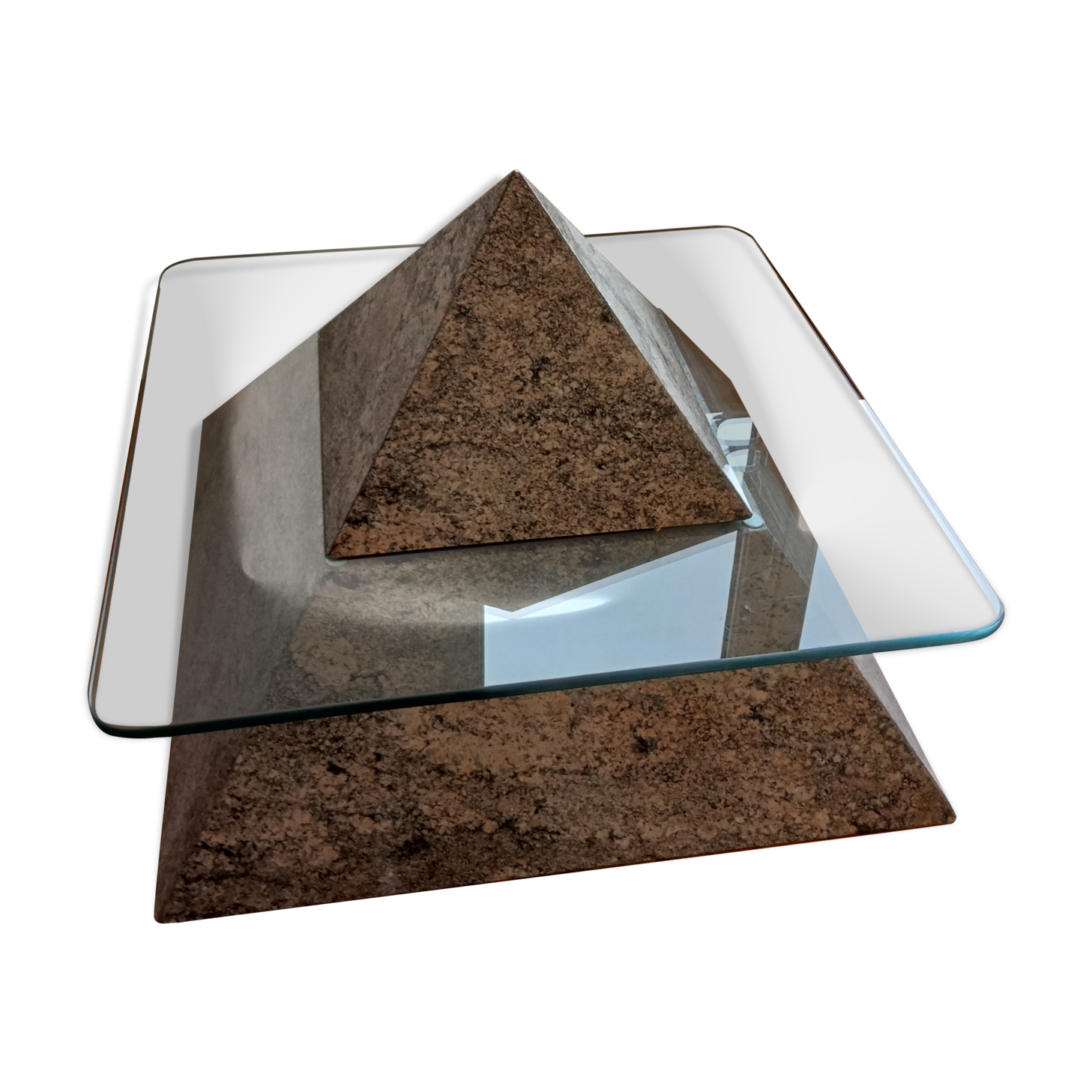 Granite pyramid table