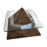 Granite pyramid table