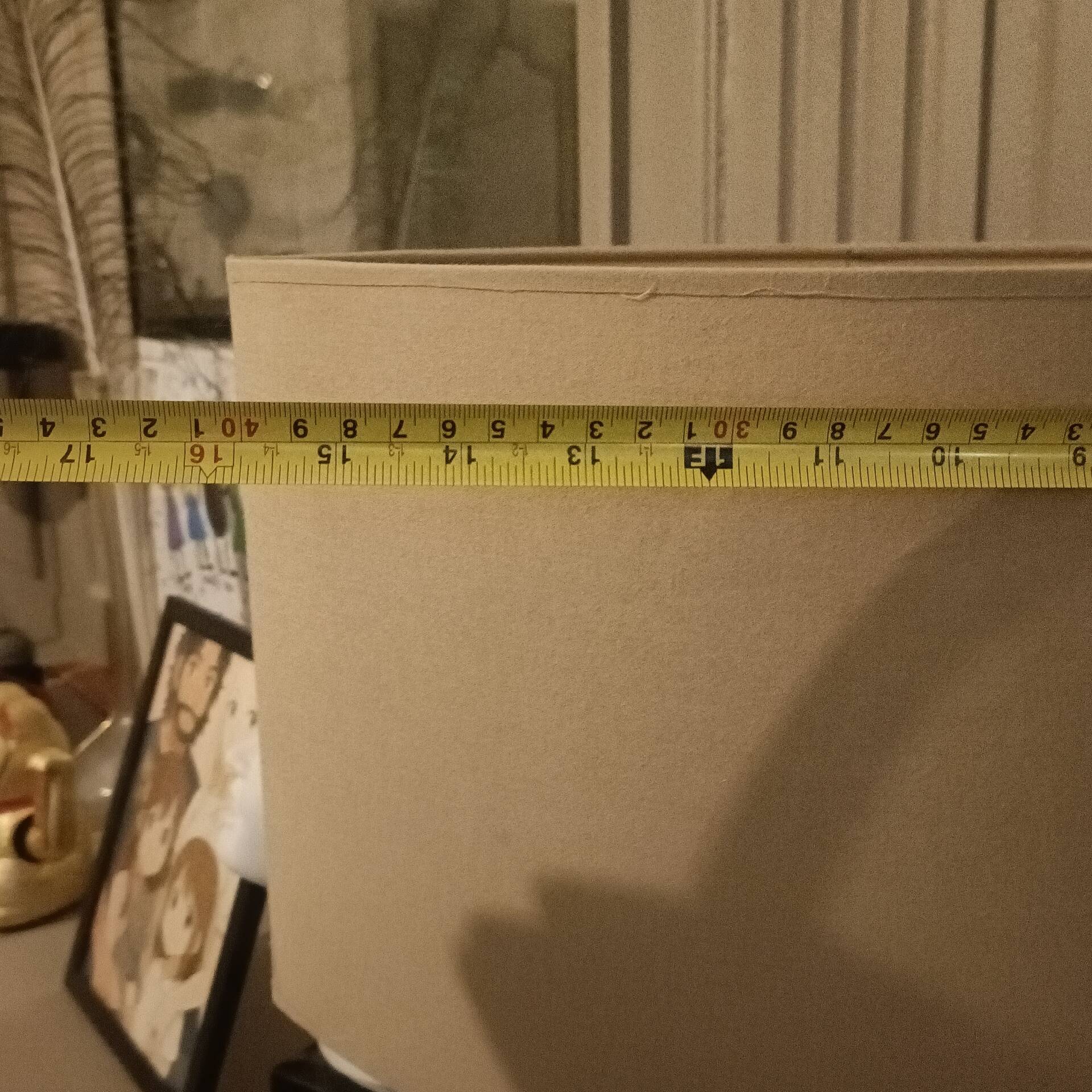 Vintage ram's horn living room lamp