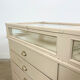 Vintage painted jewellery counter with top display