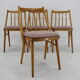 1970s Antonin Suman Beech Dining Chairs, Set of 4