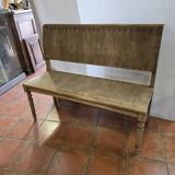 Banquette bistrot en bois , 120cms de long