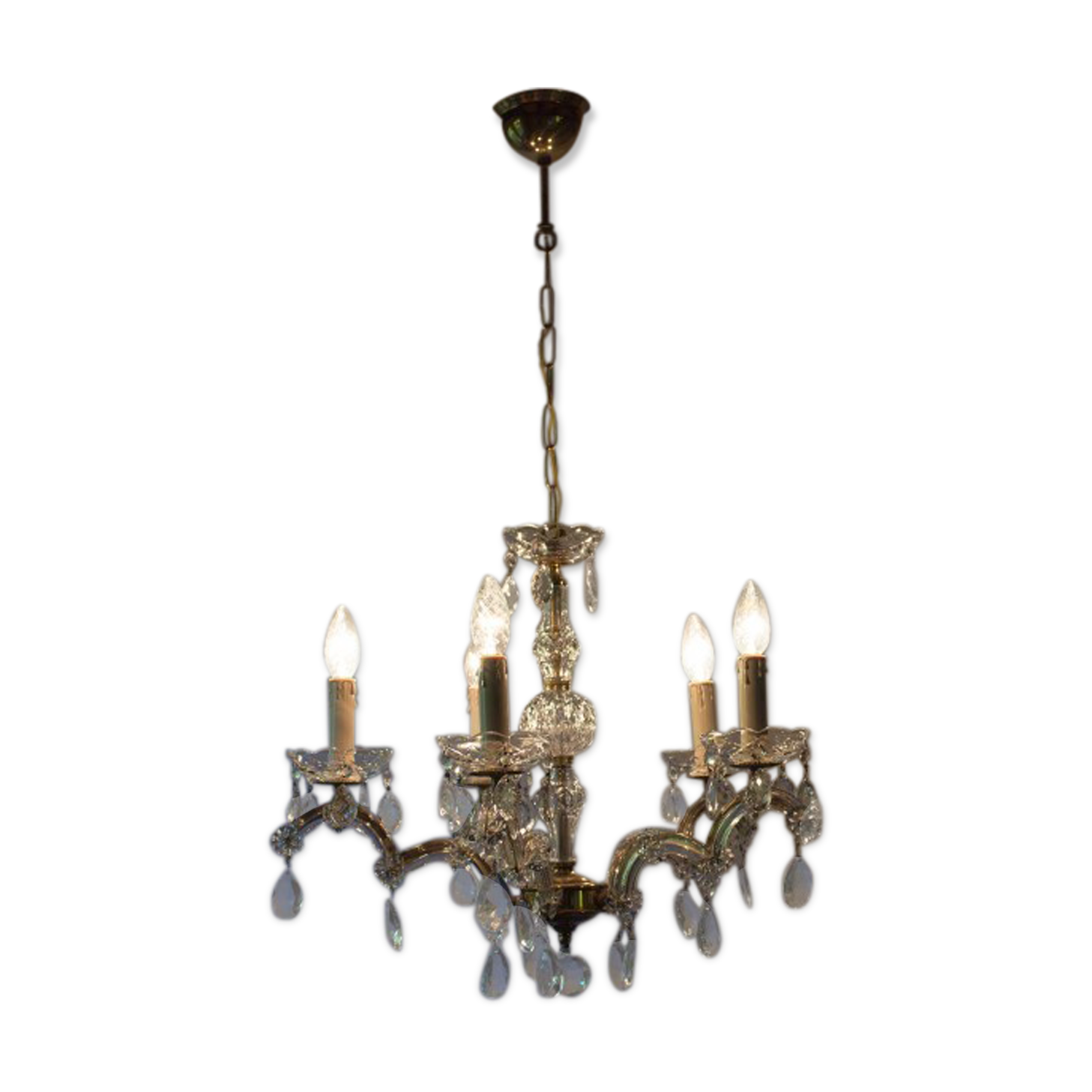 Lustre marie thérèse 5 lampes
