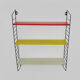 Vintage design shelf String Tomado Holland by Adriaan Dekker, Pilastro.