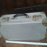 Aluminium suitcase 1950 indus loft deco vintage