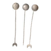 3 silver coffee spoons in Ottoman style*