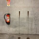 Pair of Scones Candle Holders by Pieter Spruyt, Holland